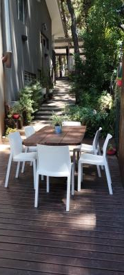 Casa en alquiler en Mar Azul. 4 ambientes, 2 baños y capacidad de 1 a 4 personas. 