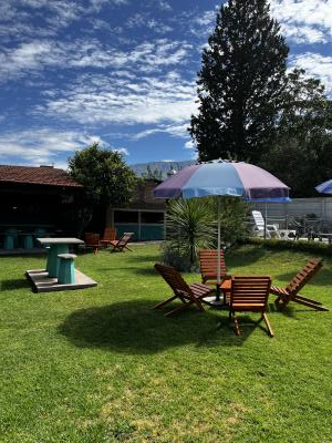 Complejo de Cabañas en alquiler en Villa De Merlo. 6 ambientes, 3 baños y capacidad de 1 a 9 personas. 